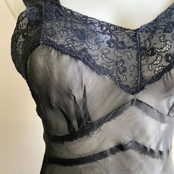 Vintage 1950s Sheer Lingerie Gown - Picture 6 of 14